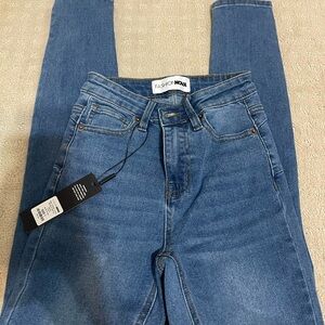 Fashion Nova Blue Skinny Jeans